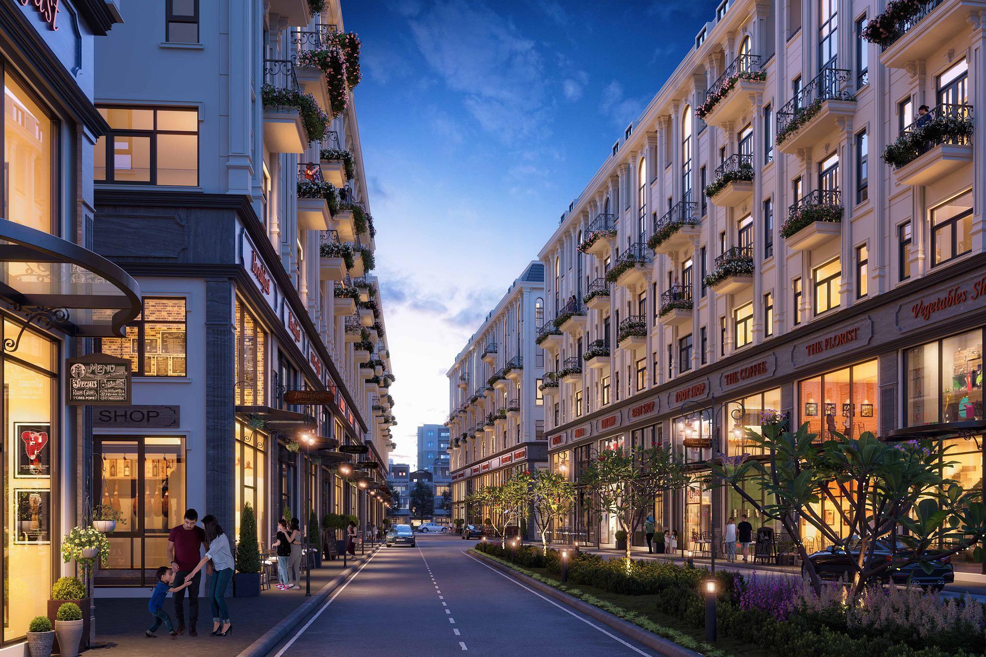 image of Clarendon street with retail shops